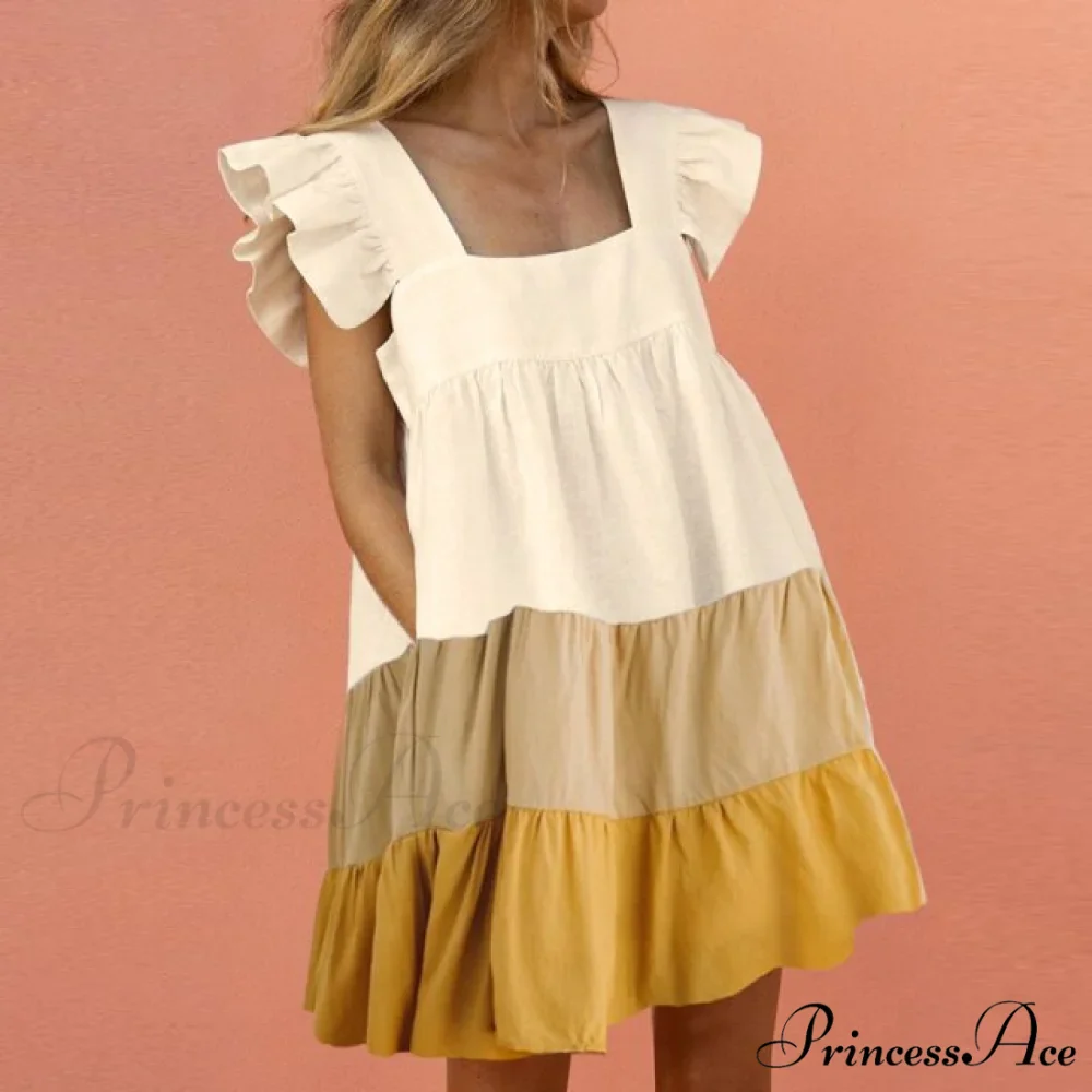 Elegant Butterfly Sleeve Beach Party Dress - Image 6