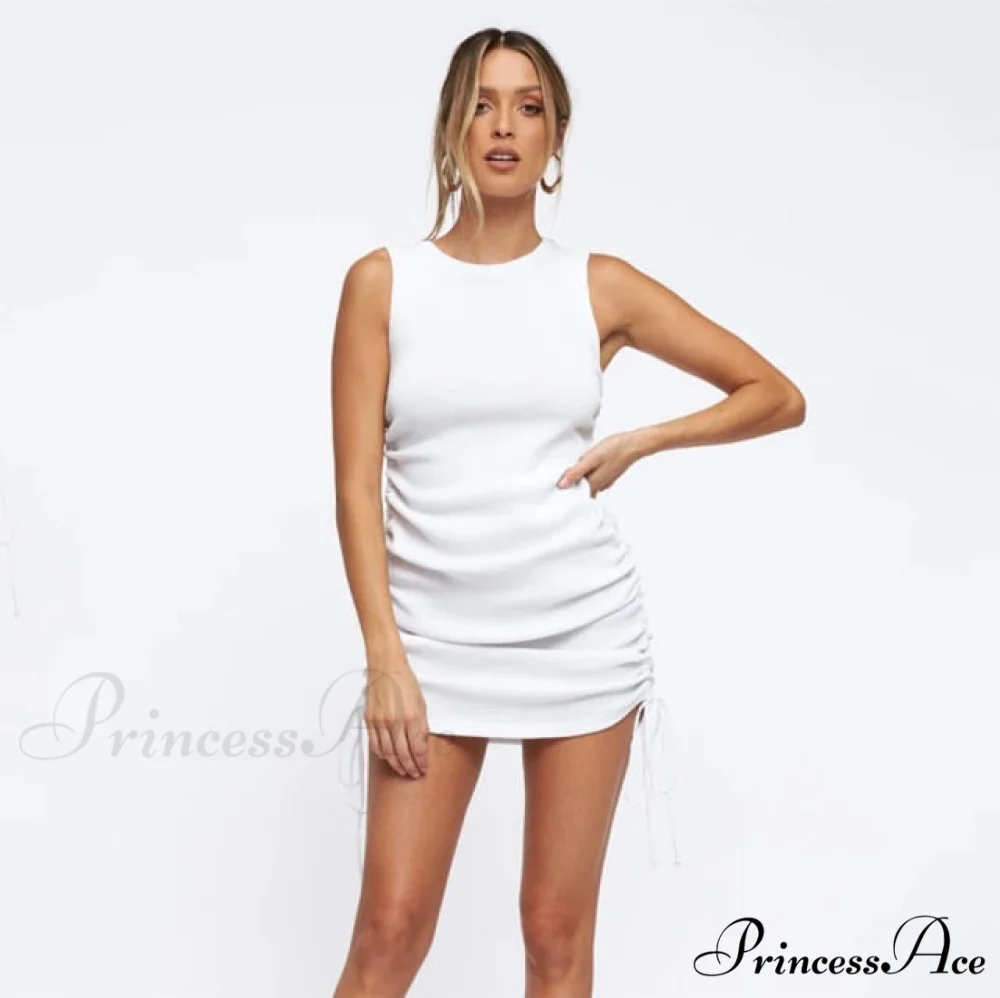 Length Vestidos Sexy Party O-Neck Dress - Image 2