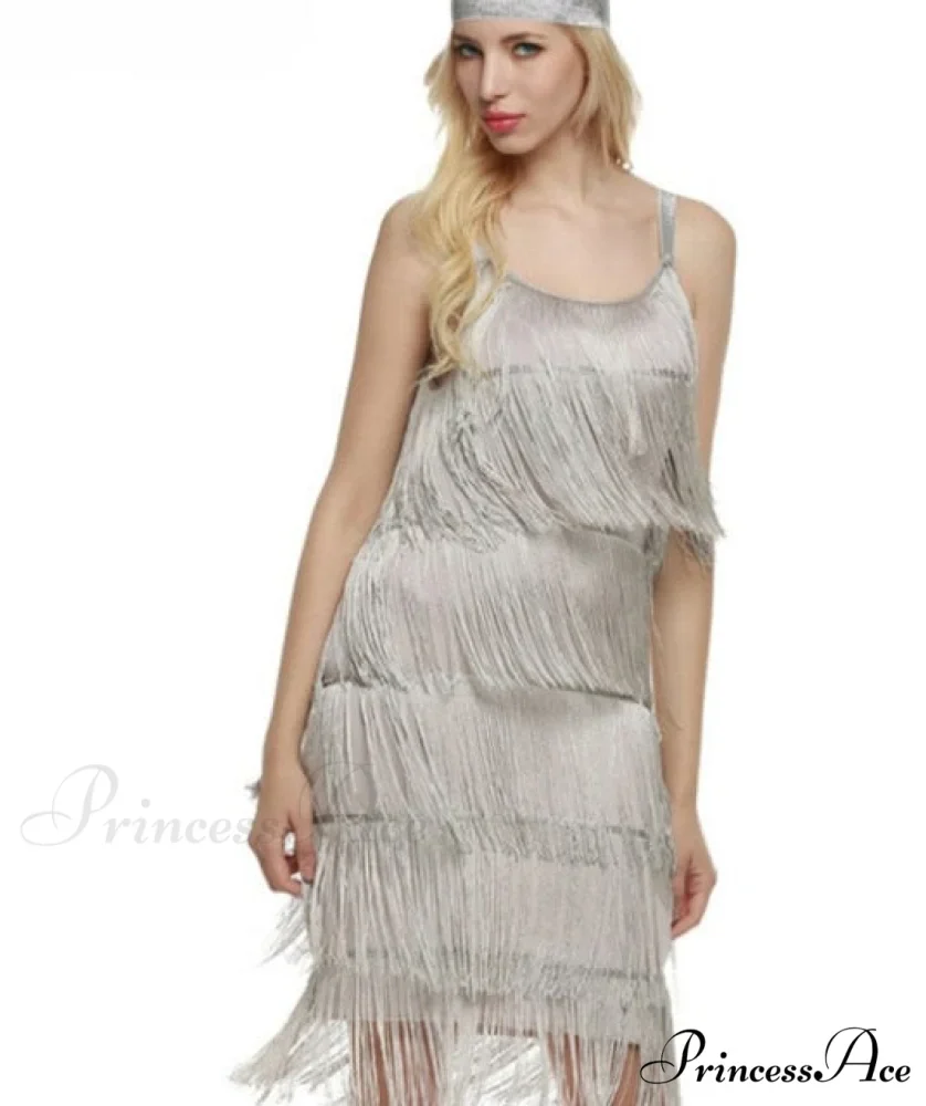 Vintage Gatsby Sequin Party Slip Sexy Dress - Image 3