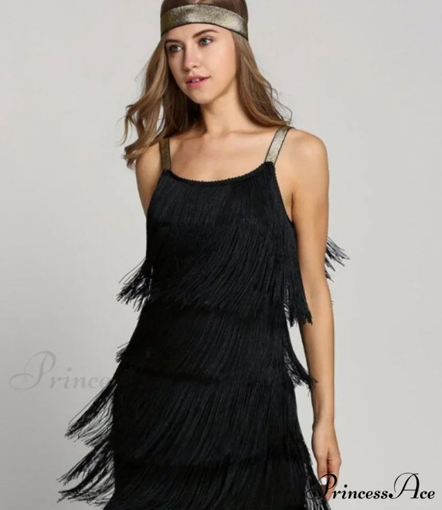 Vintage Gatsby Sequin Party Slip Sexy Dress - Image 6