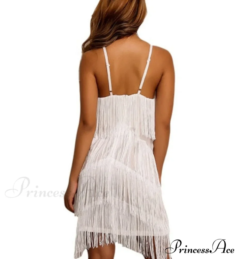 Vintage Gatsby Sequin Party Slip Sexy Dress - Image 7