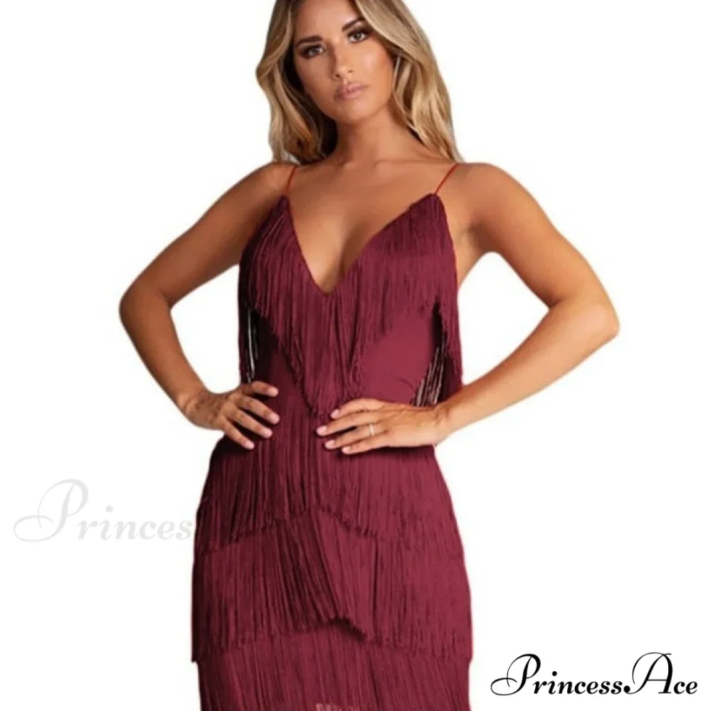 Vintage Gatsby Sequin Party Slip Sexy Dress - Image 8