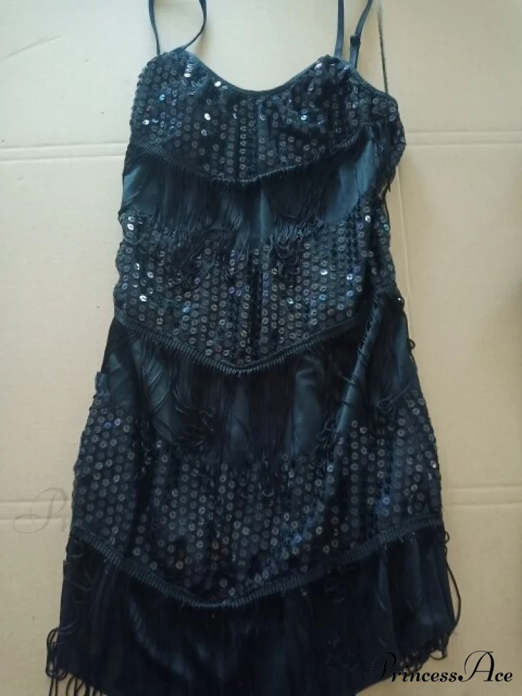 Vintage Gatsby Sequin Party Slip Sexy Dress - Image 9