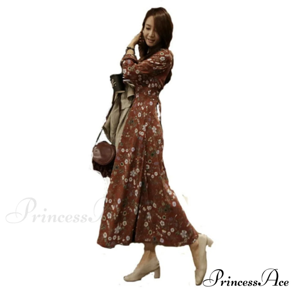 Floral Printed Dress Woman Dress - Image 3