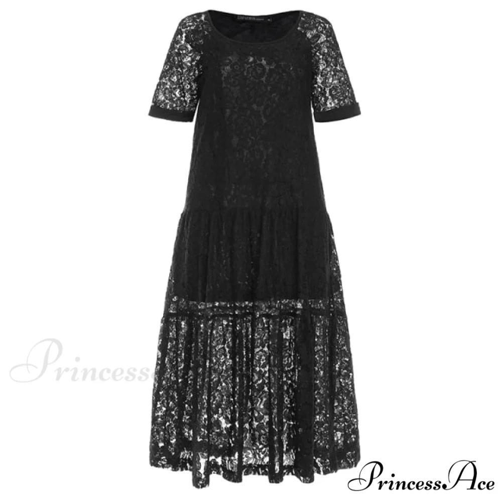Fashion Lace Sexy Off Shoulder Vestidos Dress - Image 2