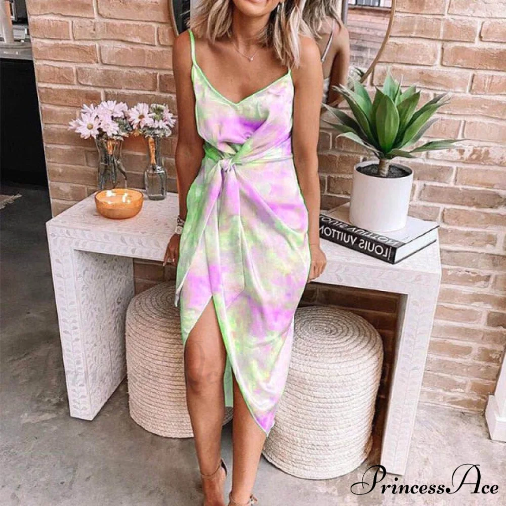 Sleeveless Sexy V-Neck Backless Party Dress - Image 2