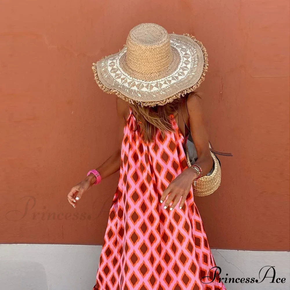 O Neck Backless Maxi Dress - Image 4