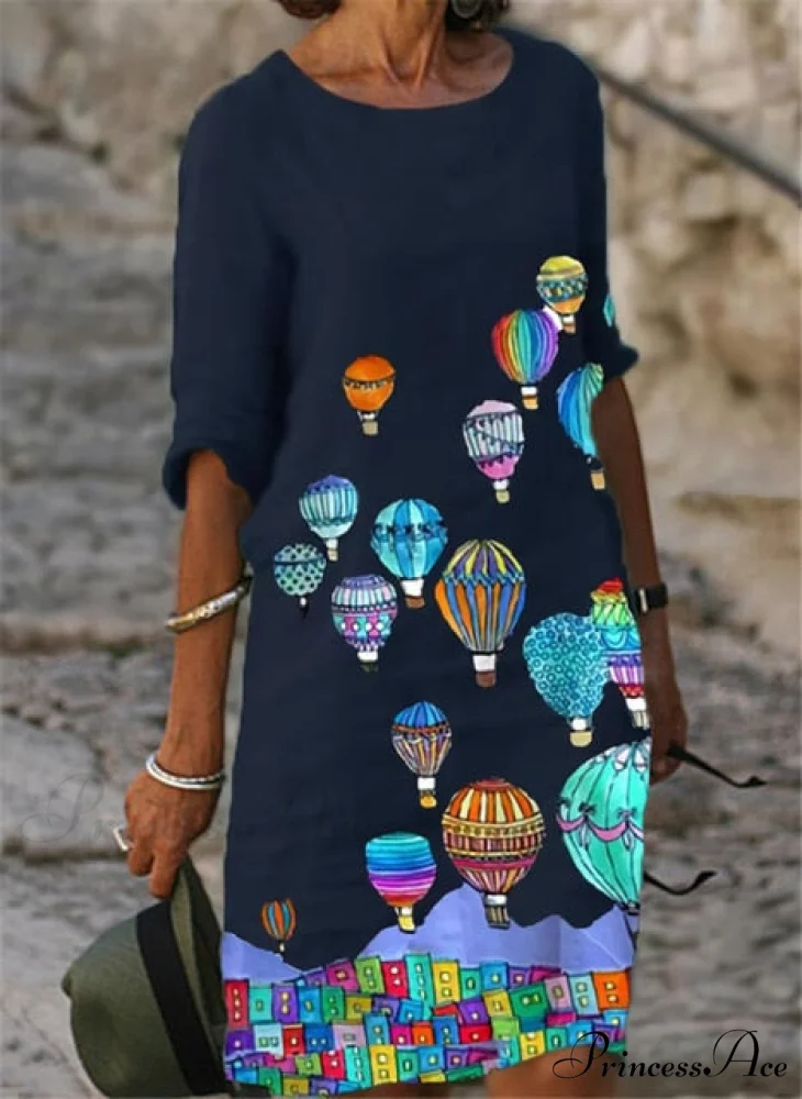 Casual Vintage All-match Plus Size Beach Dresses - Image 2