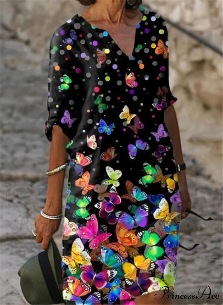 Casual Vintage All-match Plus Size Beach Dresses - Image 5