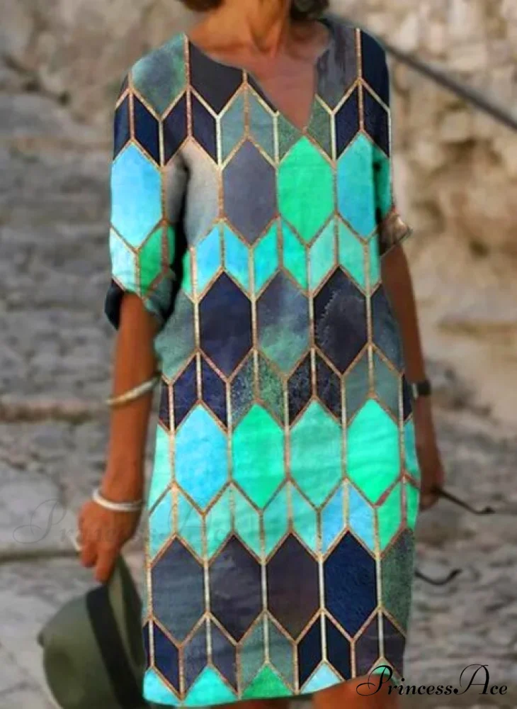 Casual Vintage All-match Plus Size Beach Dresses - Image 6