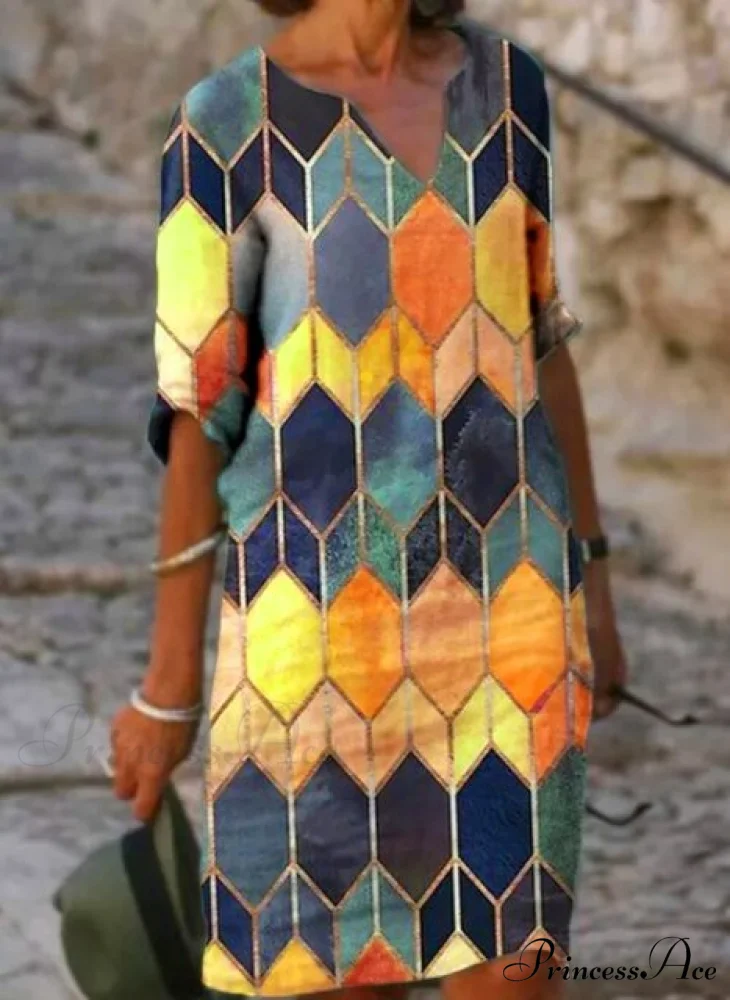 Casual Vintage All-match Plus Size Beach Dresses - Image 8