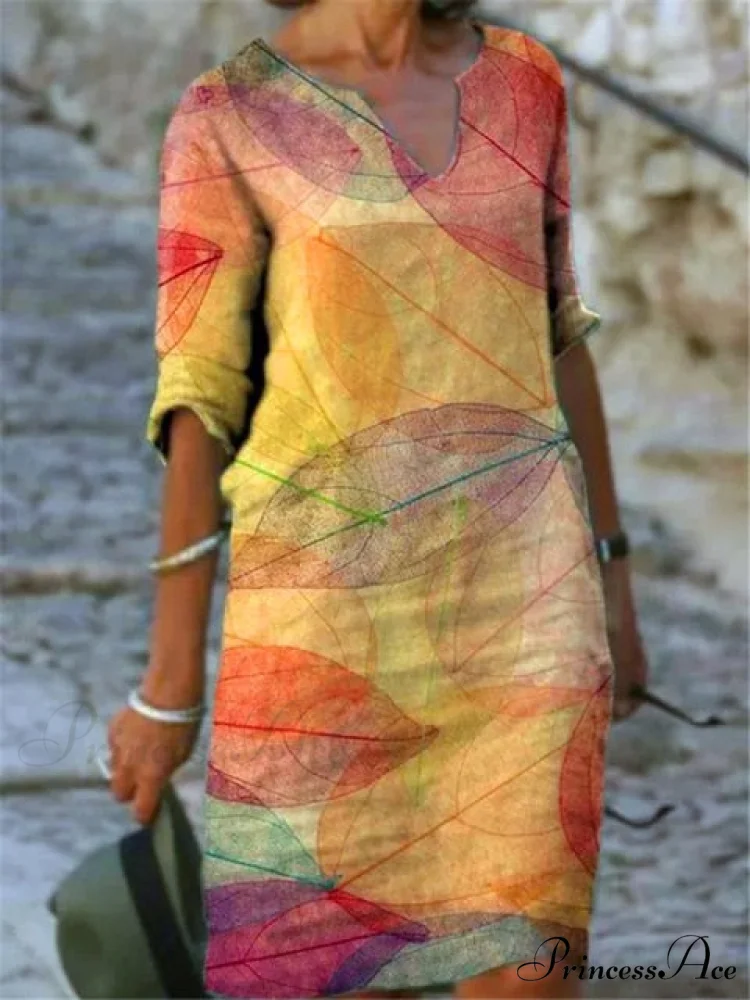 Casual Vintage All-match Plus Size Beach Dresses - Image 9