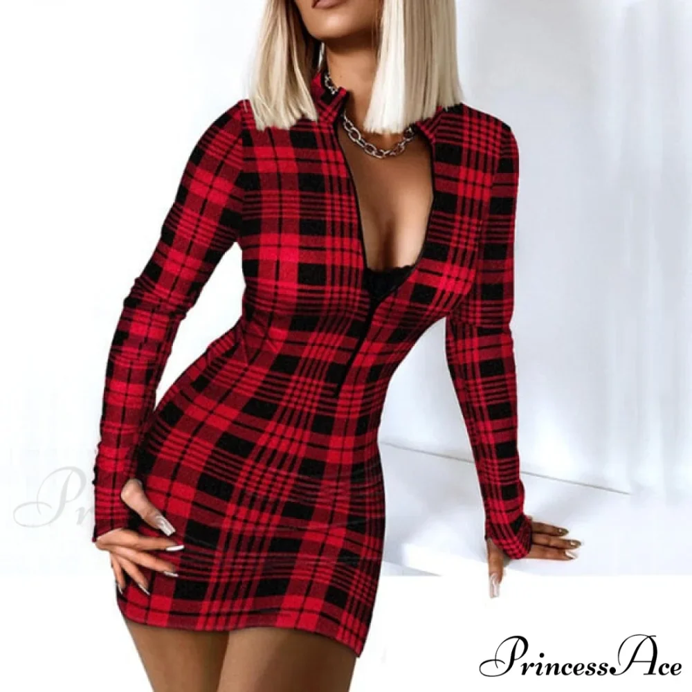 Long Sleeve Bodycon Party Dress - Image 6