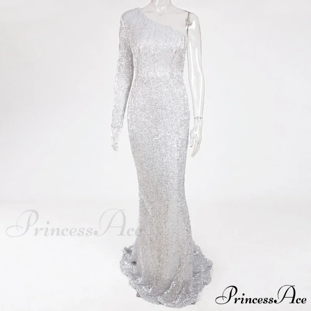 Backless Luxury Stretchy Mermaid Dress - Image 4