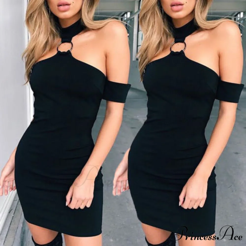 Long Sleeve Evening Black Party Bodycon Dress - Image 4