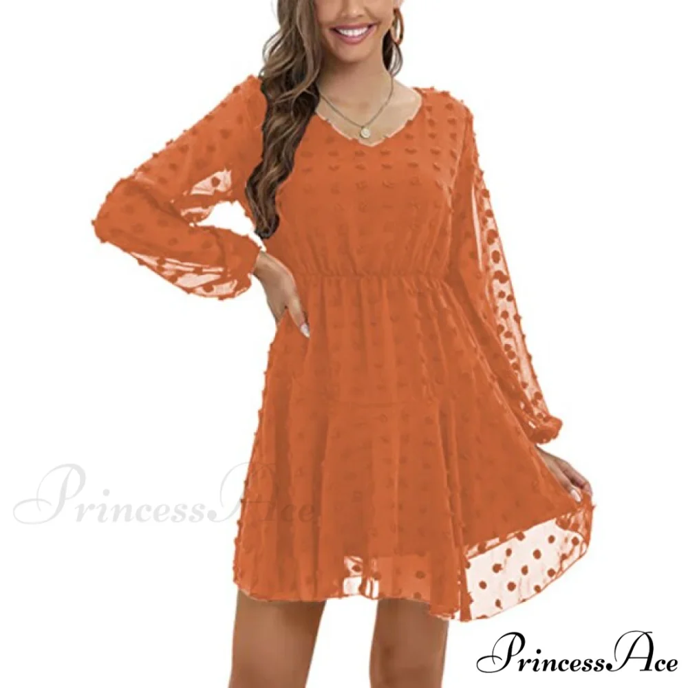 Elegant Casual Chiffon Party Vintage Midi Dresses - Image 2