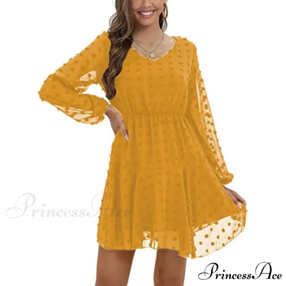 Elegant Casual Chiffon Party Vintage Midi Dresses - Image 4