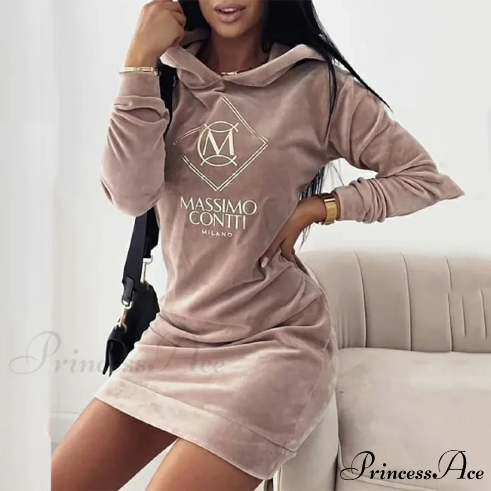 Elegant Velvet Women Mini Dress - Image 4
