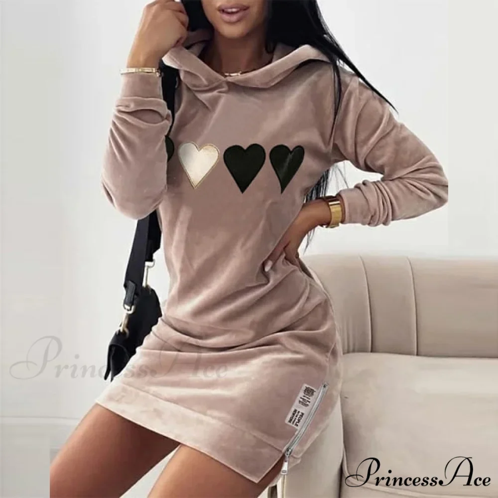 Elegant Velvet Women Mini Dress - Image 5
