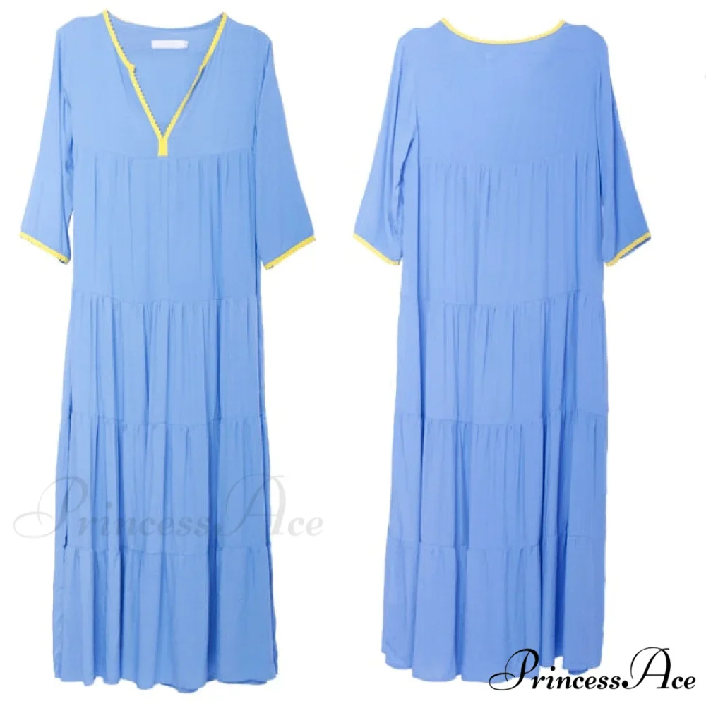 Long Sleeve Bohemian Maxi Dresses - Image 2
