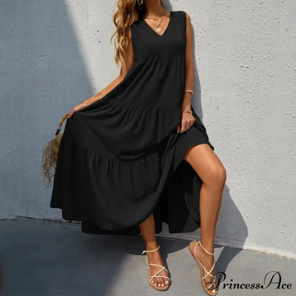 Long Sleeve Bohemian Maxi Dresses - Image 4