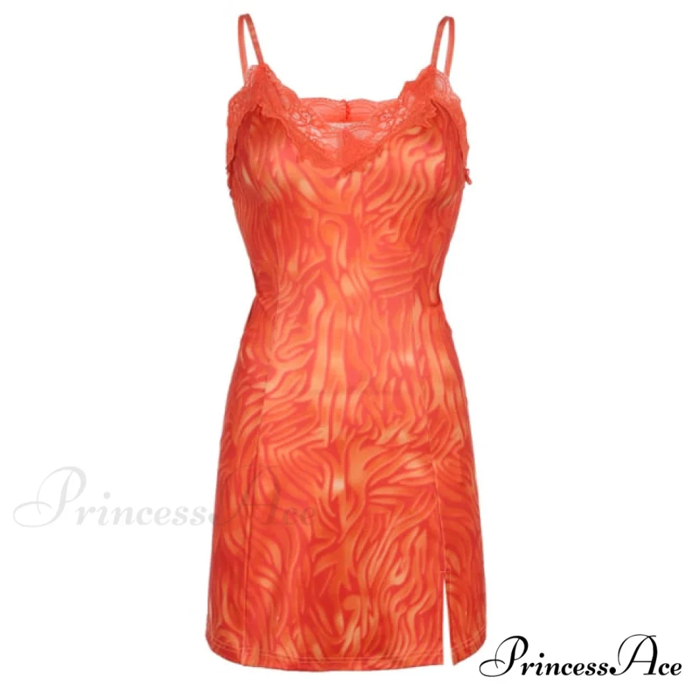 Sweetown Patchwork Lace Edge Cute Dress - Image 9