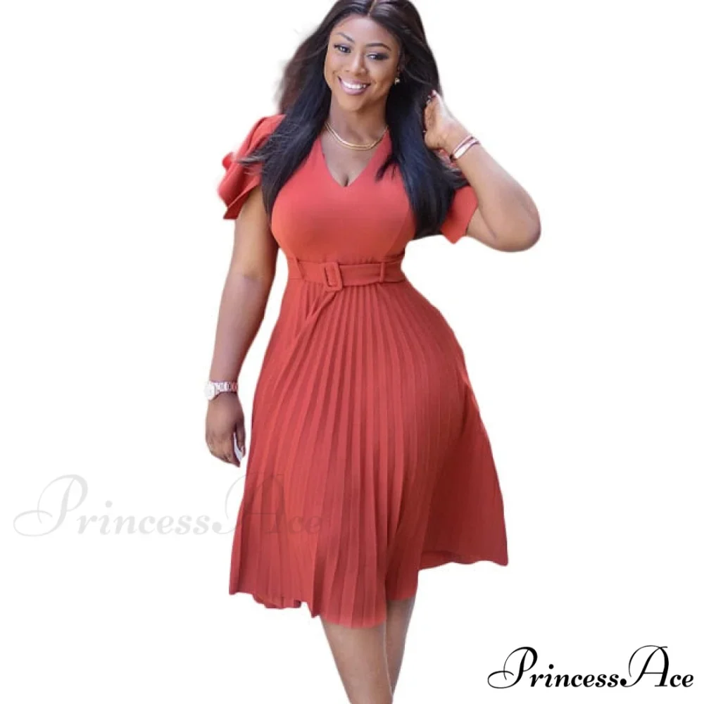 Office Ladies Elegant Classy Robes Vestidos Dress - Image 5