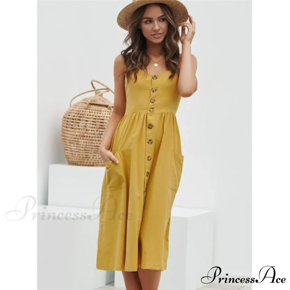 Casual Print Beach Dress - Image 13