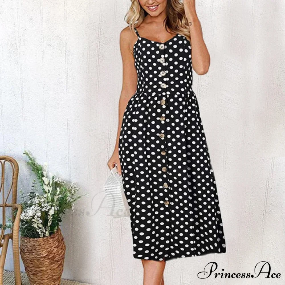 Casual Print Beach Dress - Image 17