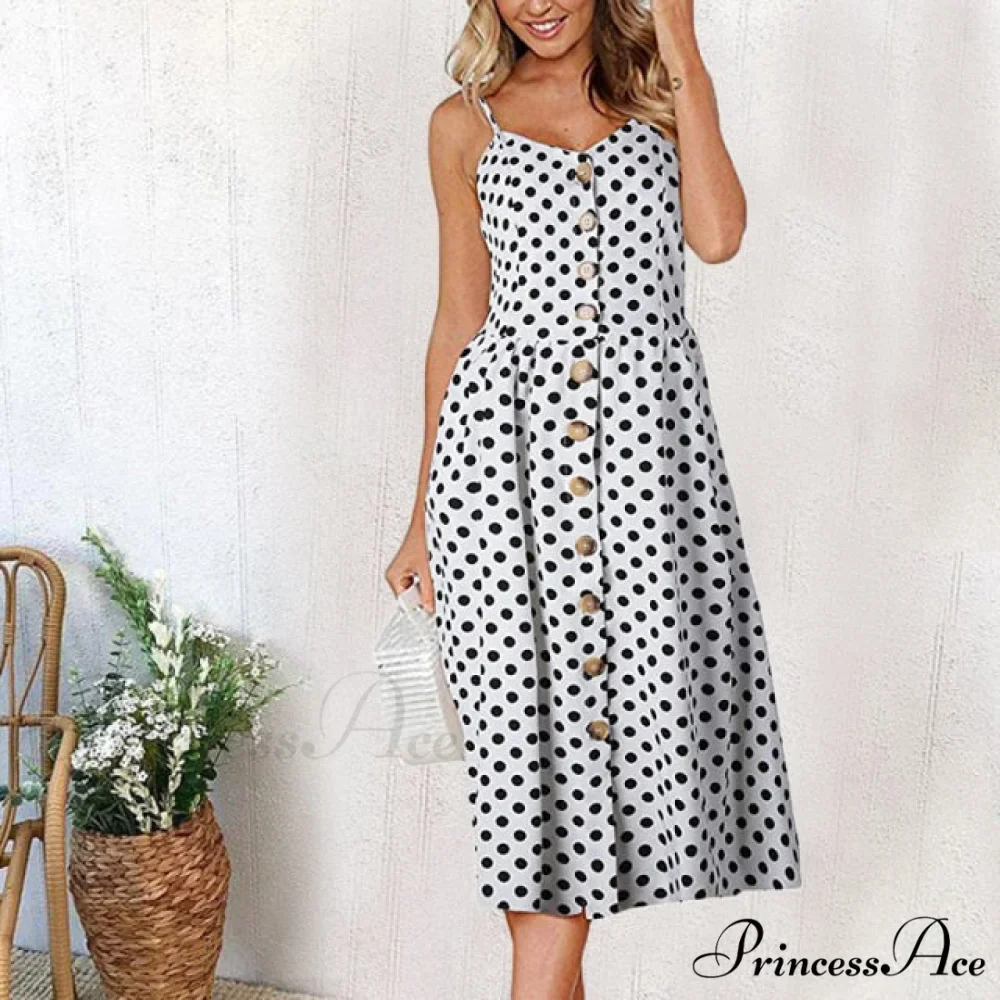 Casual Print Beach Dress - Image 18