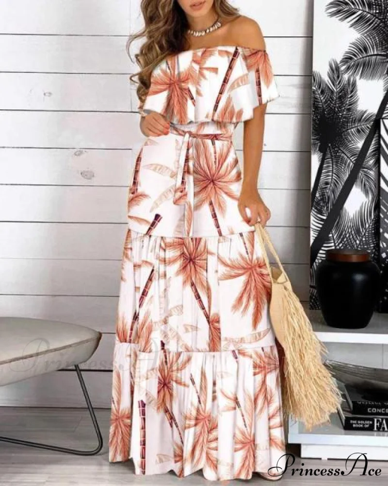 Long Ruffle Maxi Dress - Image 3