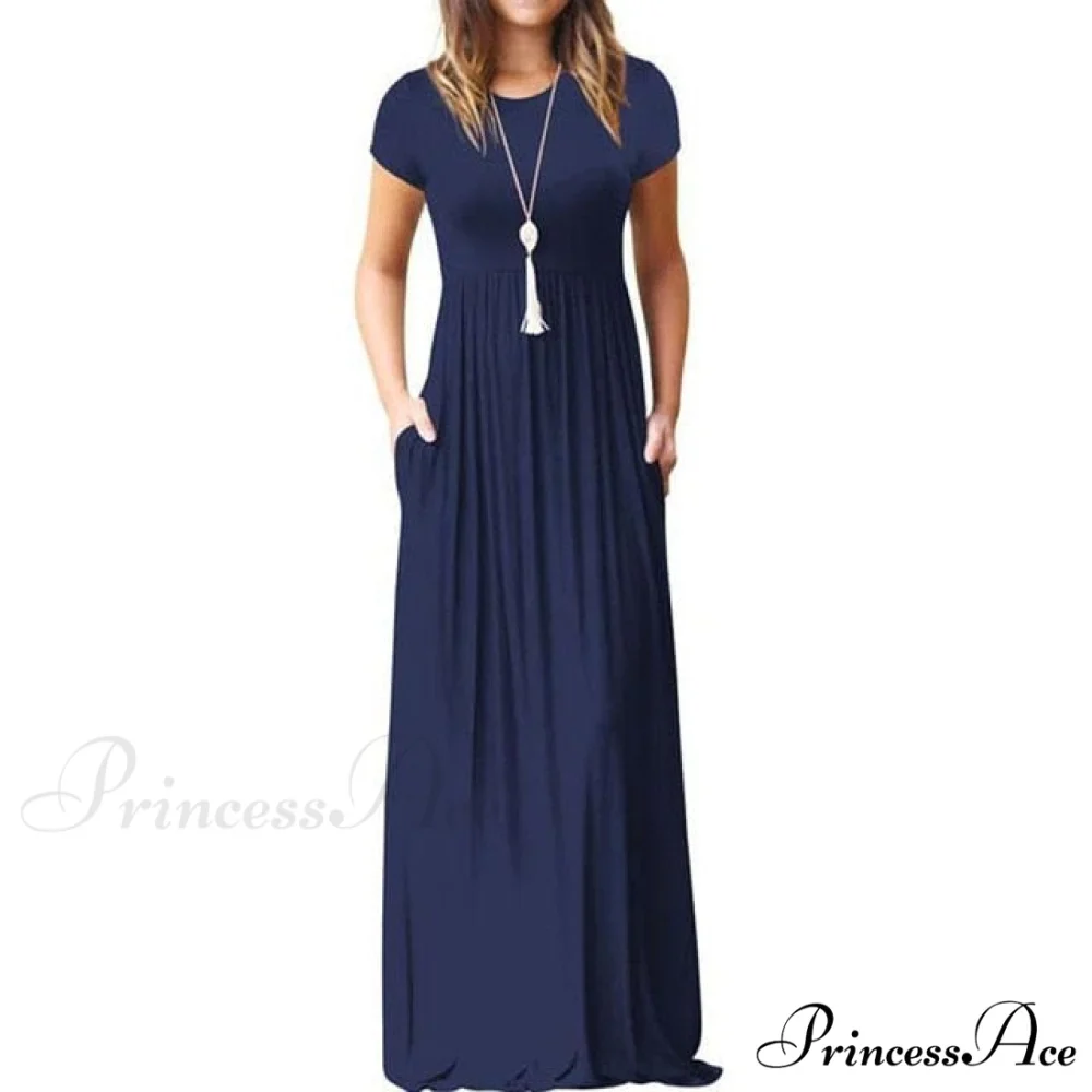 Short Sleeve Ladies Party Casual Dresses - Image 4
