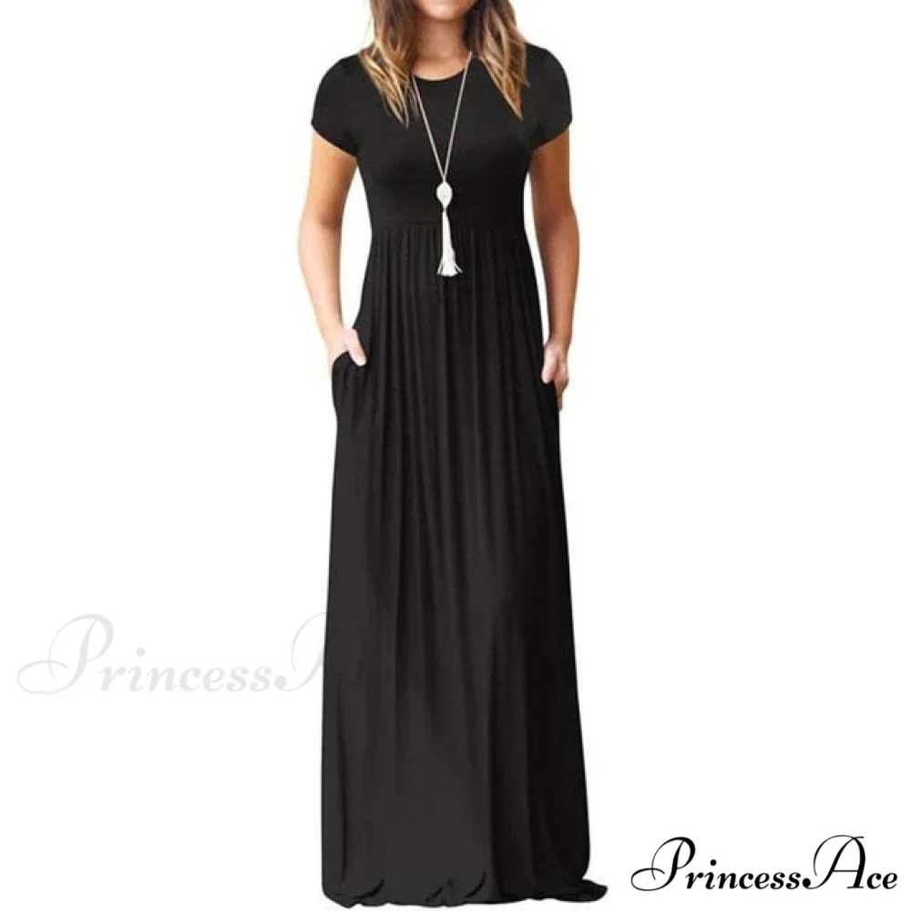 Short Sleeve Ladies Party Casual Dresses - Image 5