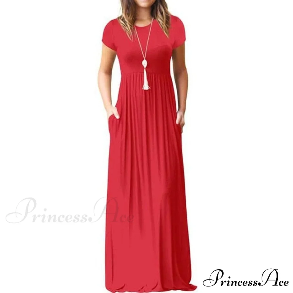 Short Sleeve Ladies Party Casual Dresses - Image 7