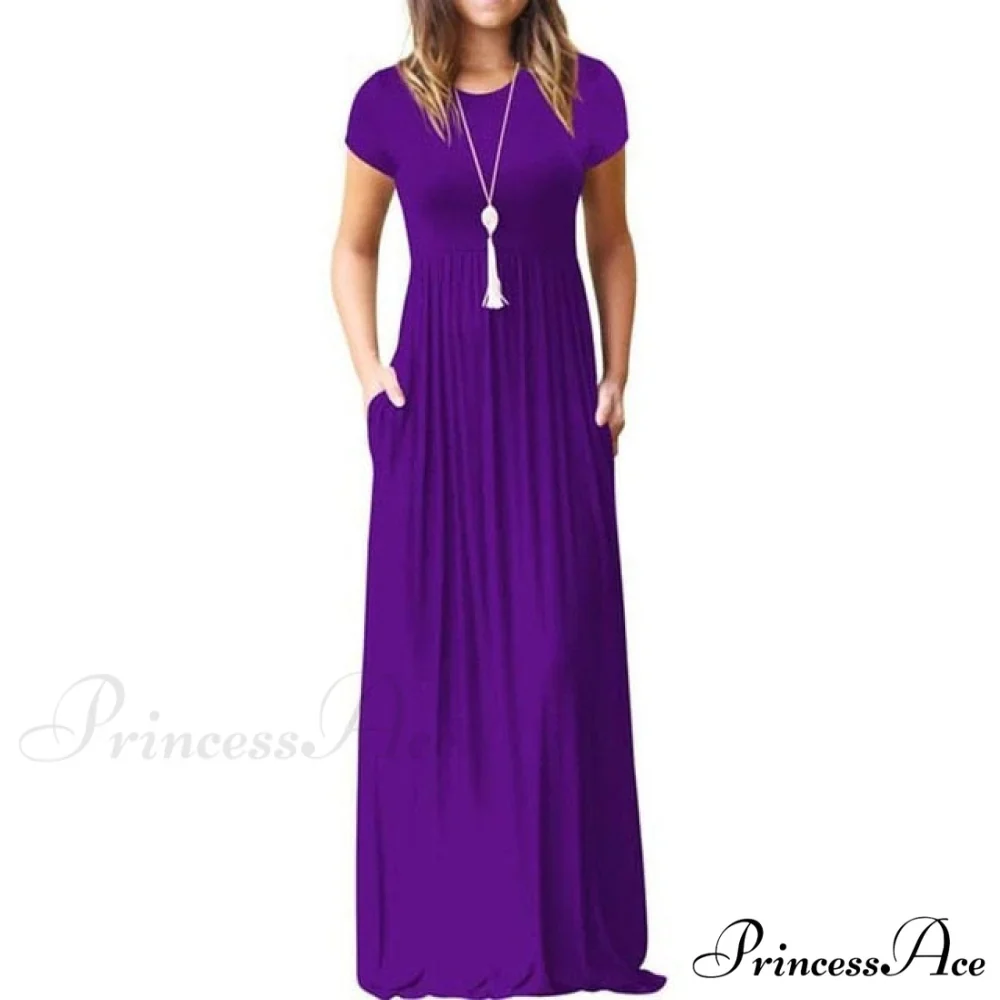 Short Sleeve Ladies Party Casual Dresses - Image 8