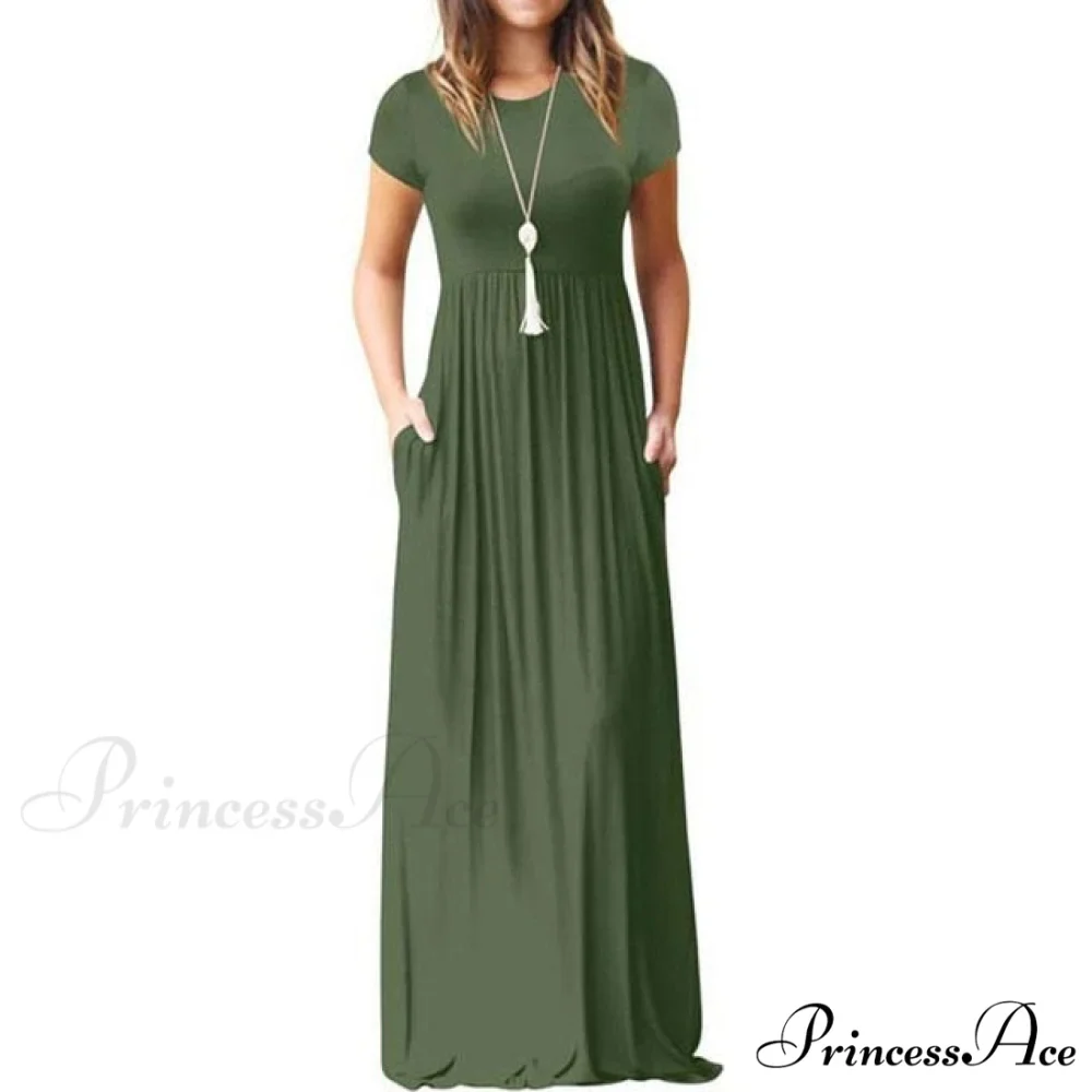 Short Sleeve Ladies Party Casual Dresses - Image 9