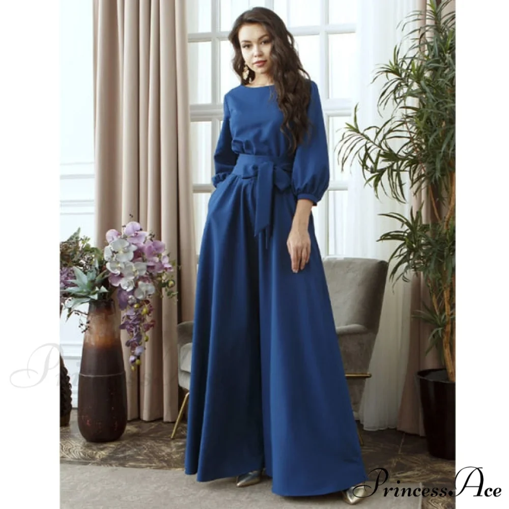 Lantern Sleeve Elegant Bandage Dress - Image 3