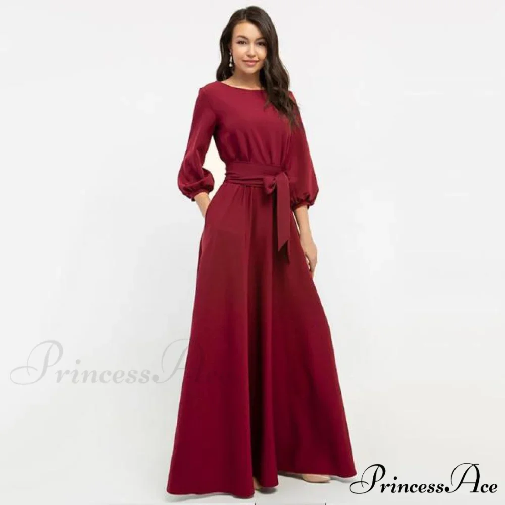 Lantern Sleeve Elegant Bandage Dress - Image 6