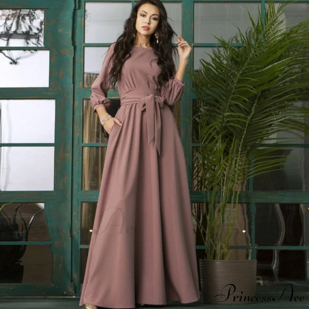 Lantern Sleeve Elegant Bandage Dress - Image 7