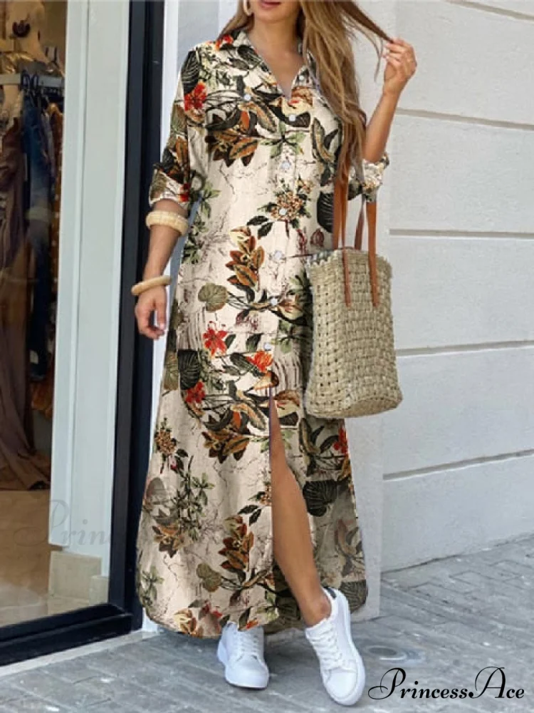 Checked Plaid Robe Maxi Beach Dress - Image 11