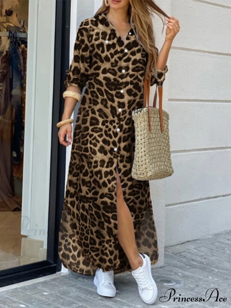 Checked Plaid Robe Maxi Beach Dress - Image 4