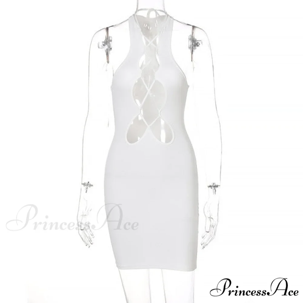 Elegant Bodycon Skinny Mini Dress - Image 5