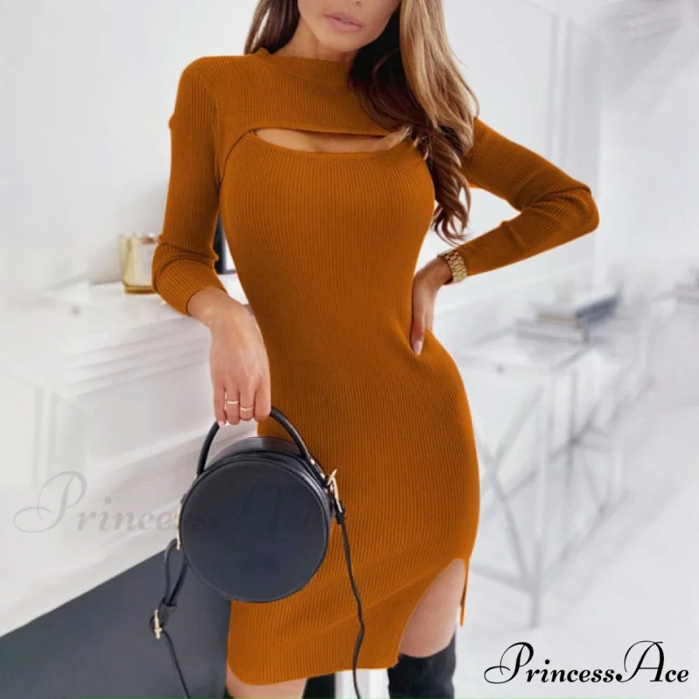 Sexy Fashion Cut Out Slim Party Dress - Image 6