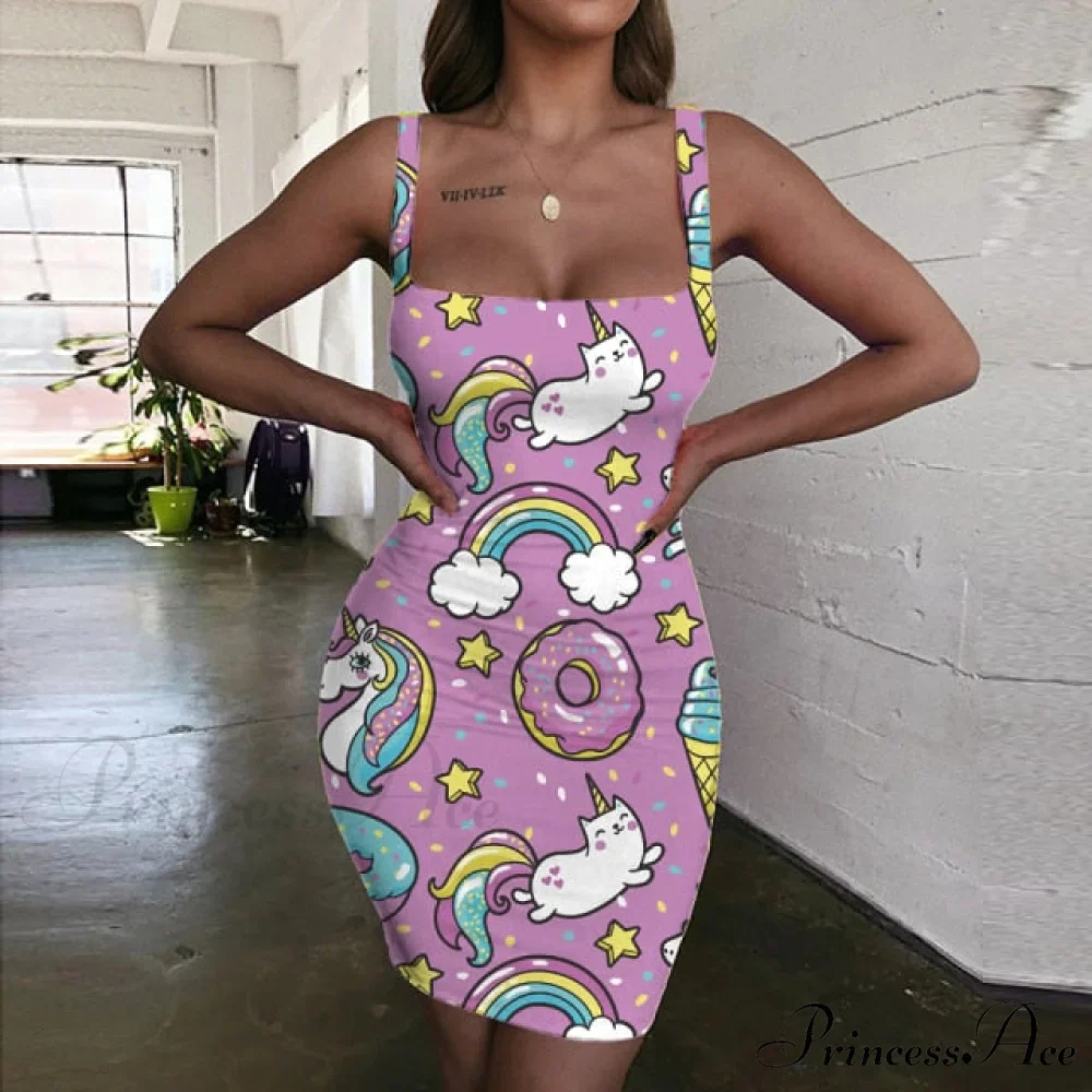 Sexy Money Print Ladies Dresses - Image 3