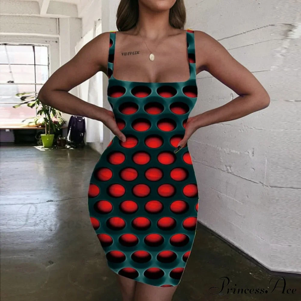 Sexy Money Print Ladies Dresses - Image 5