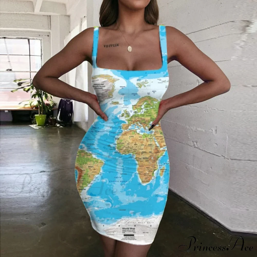 Sexy Money Print Ladies Dresses - Image 7