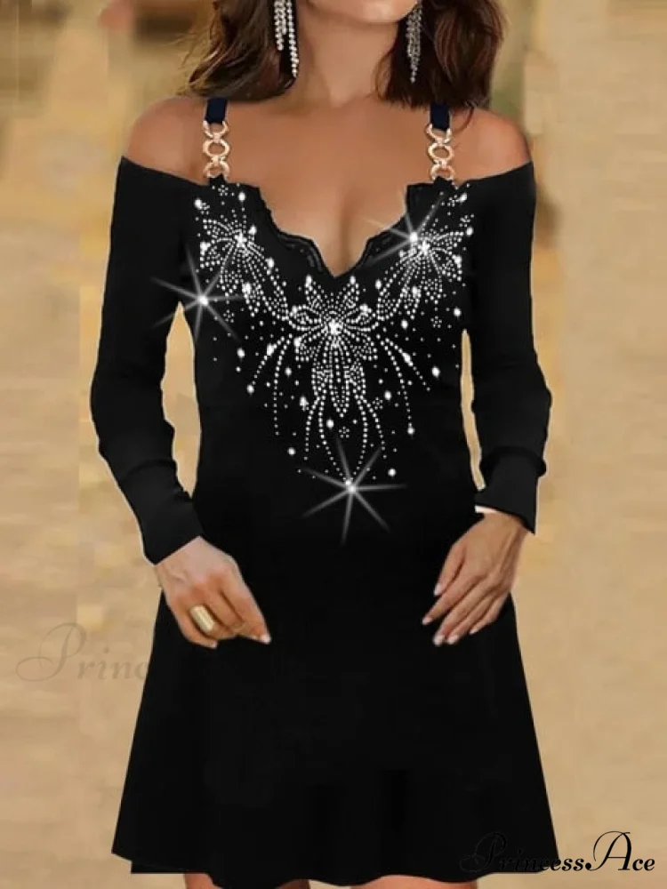 Long Sleeve Vintage Dress - Image 2