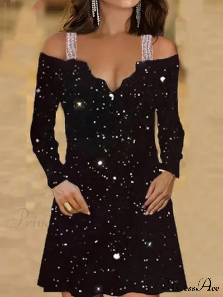 Long Sleeve Vintage Dress - Image 4