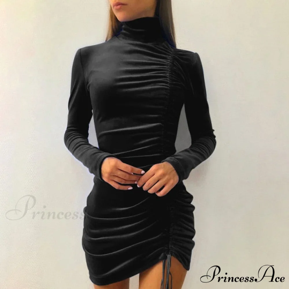 Party Velvet Mini Dress - Image 4