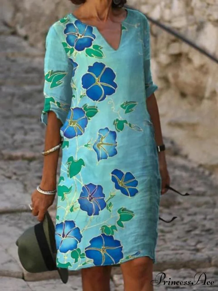 Large Big Printed Boho Casual Party Elegant Dresses - Image 18